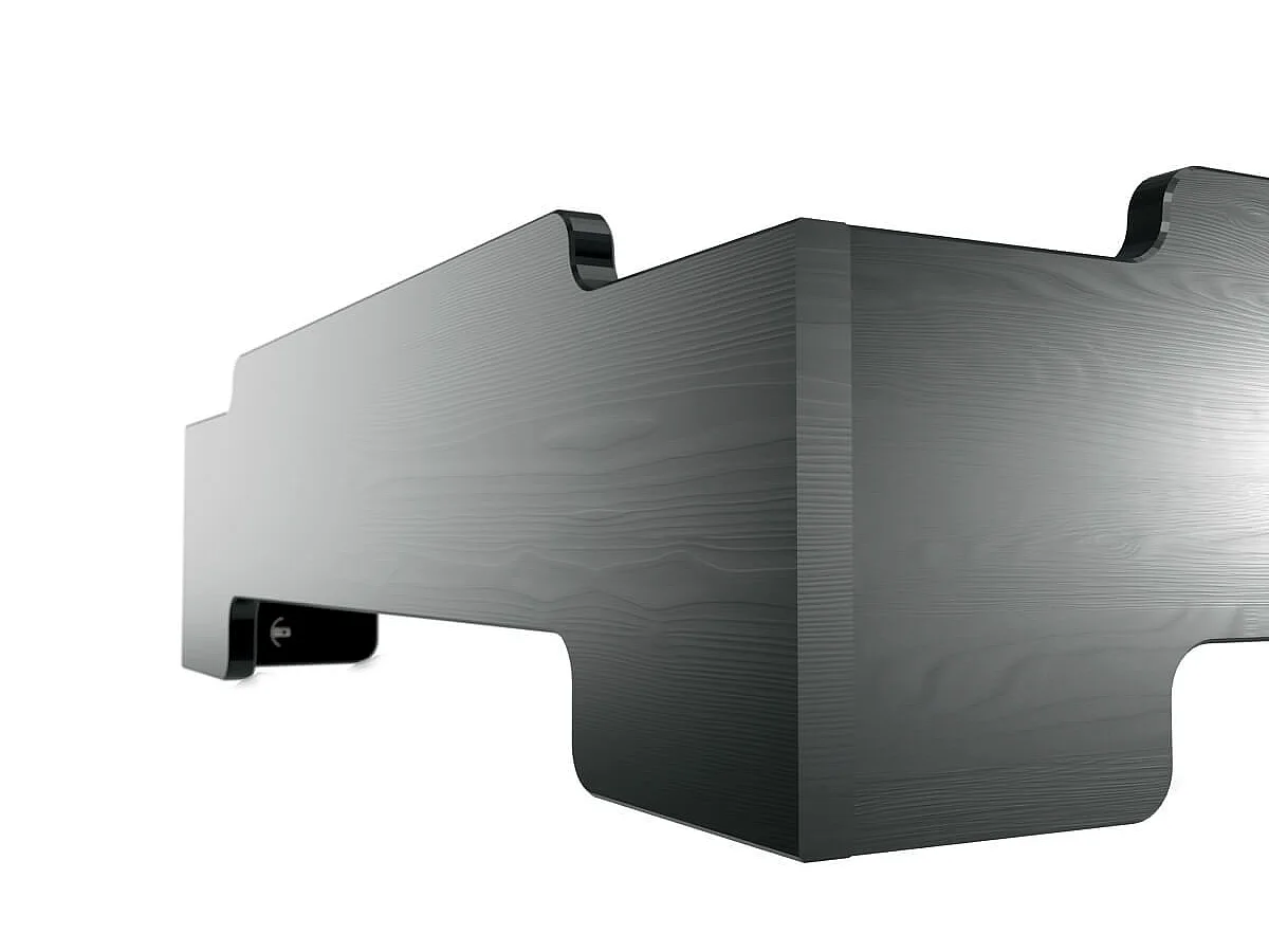 Lit Empilable 90x200 - 1 place en Bois Massif, Noir