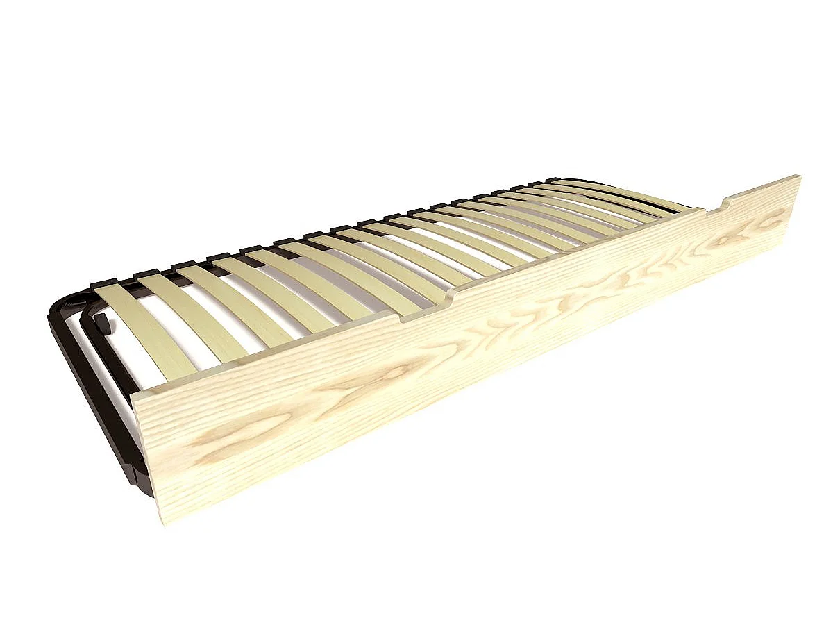 Lit gigogne 80x190 ABC pin massif, Vernis Naturel