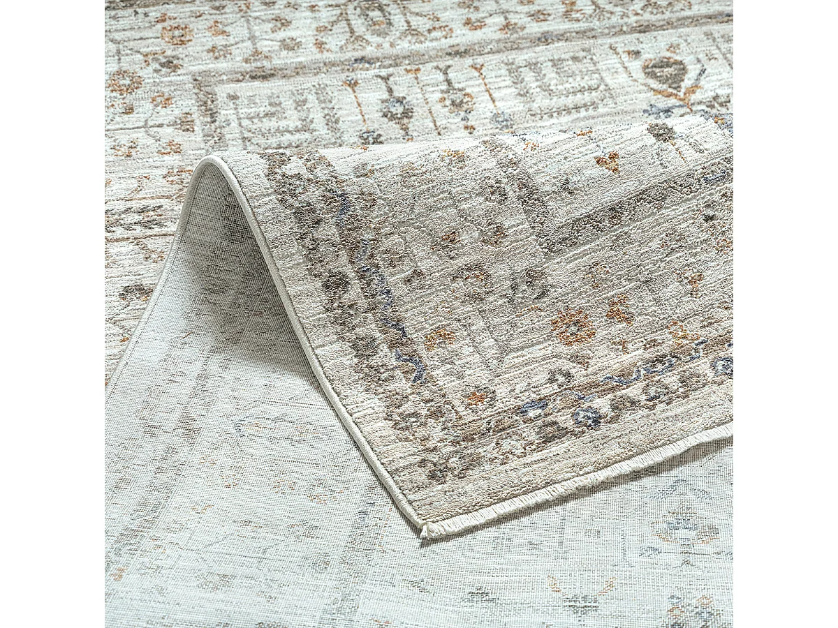 Tapis Design berbère Haut gamme, Crème, 80 x 150 cm