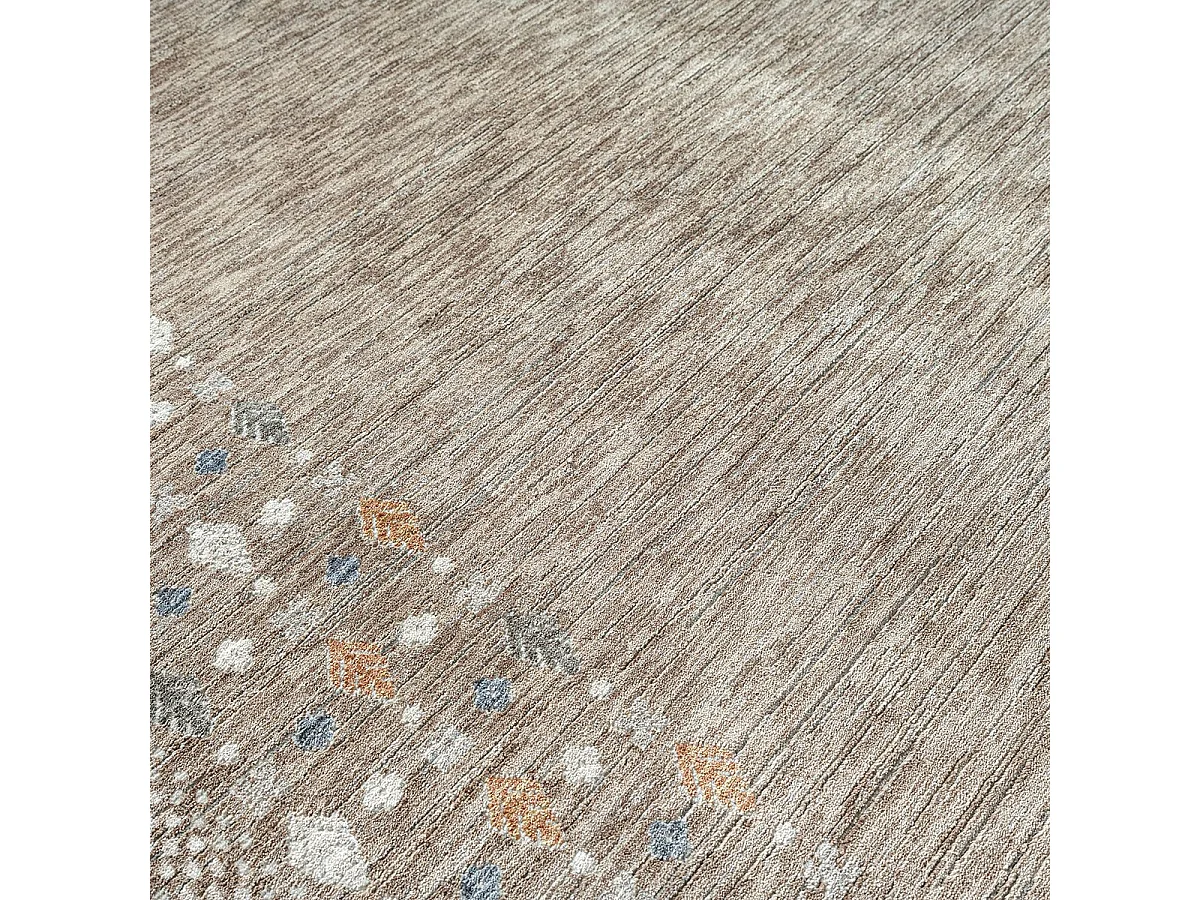 Tapis Aspect Gabbeh Haut gamme, Marron, 200 x 290 cm