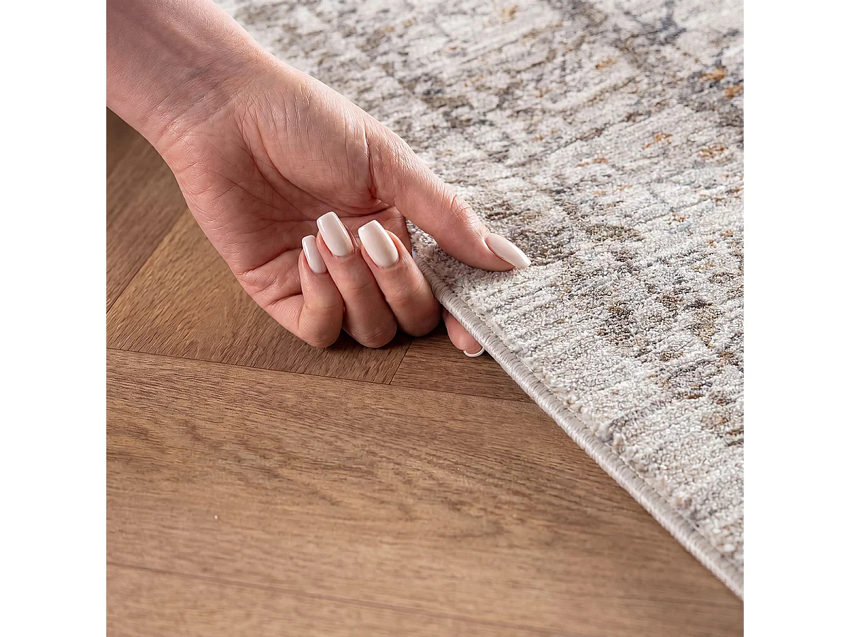Tapis Design berbère Haut gamme, Crème, 200 x 290 cm