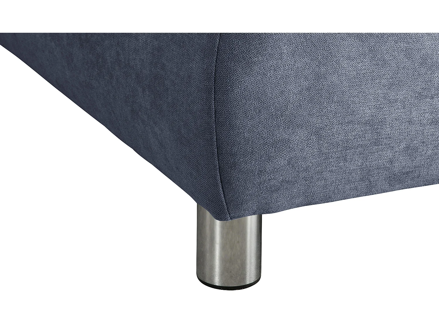 Sofa 2,5-Sitzer links mit Ecksofa rechts - Flachgewebe - blau - Terrence