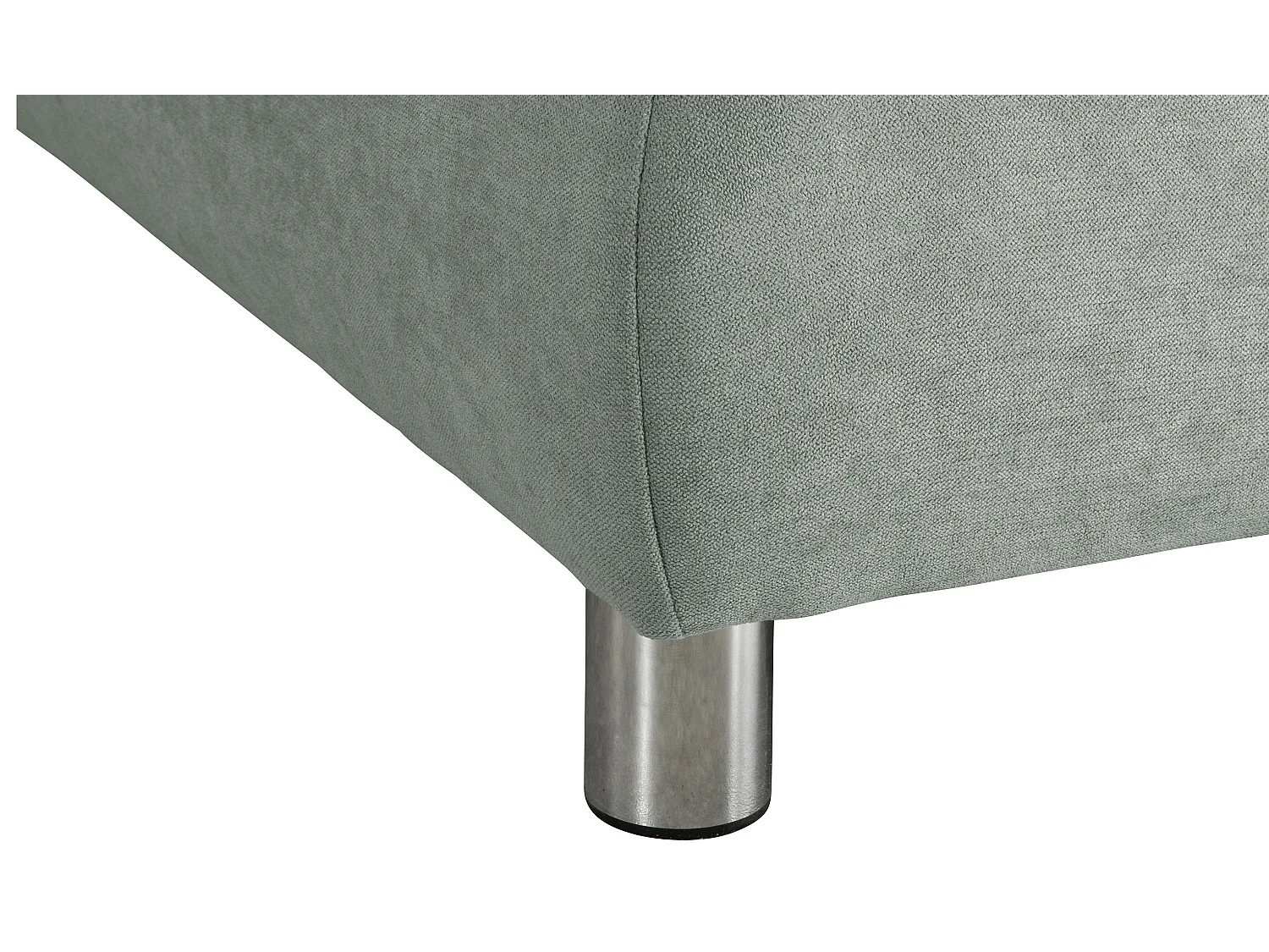 Sofa 2,5-Sitzer links mit Ecksofa rechts - Flachgewebe - hellgrün - Terrence