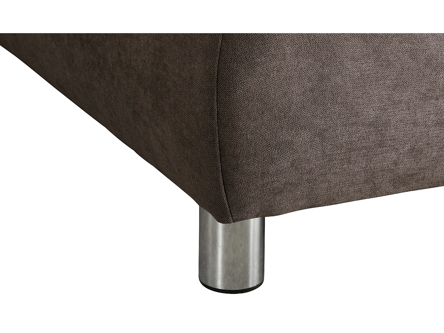 Sofa 2,5-Sitzer links mit Ecksofa rechts - Flachgewebe - schoko - Terrence