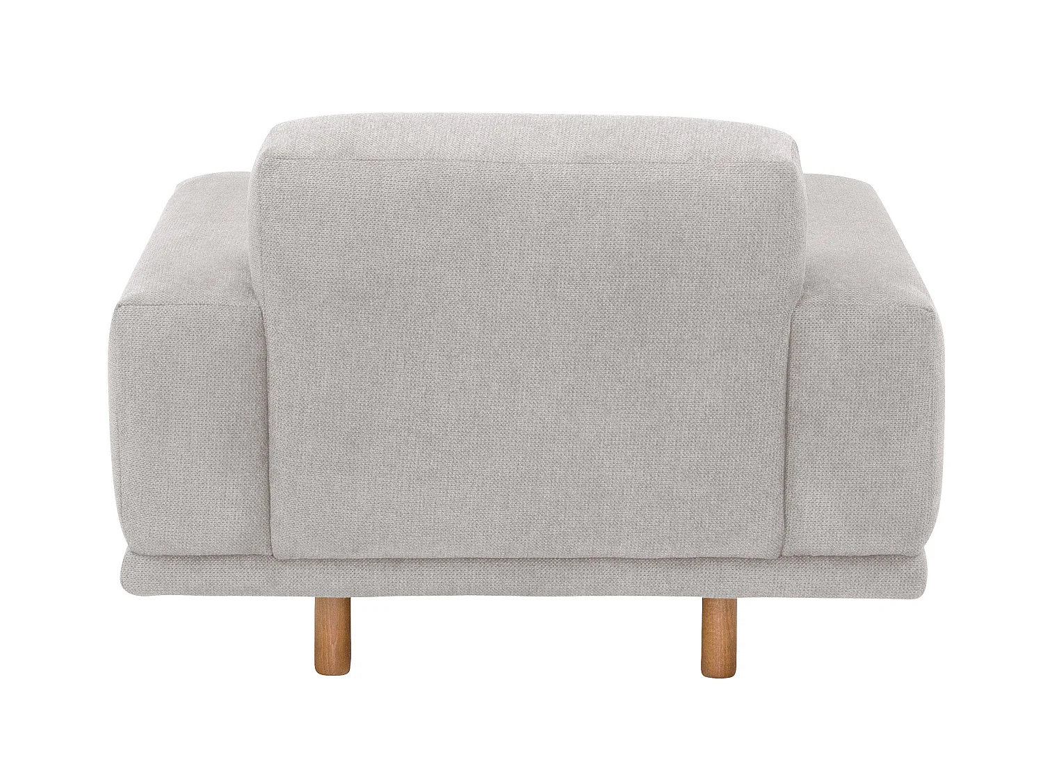 Sessel - Flachgewebe - silber - Penelope