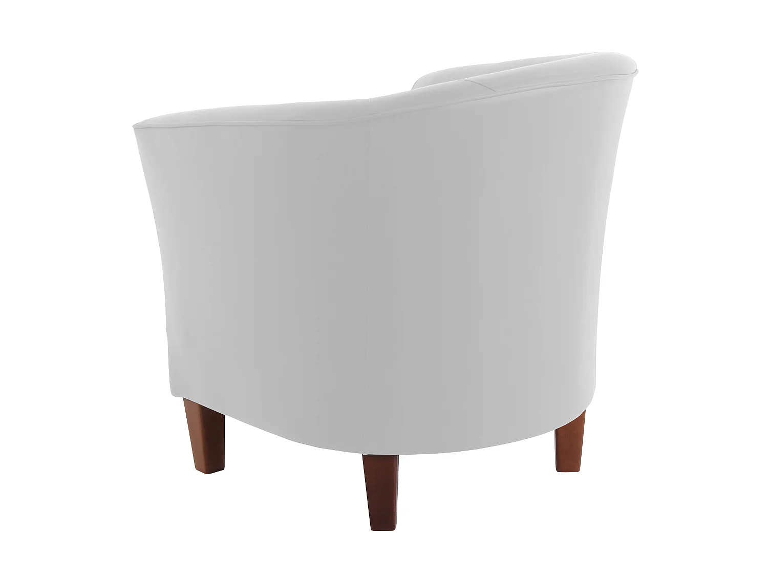 Sessel - pigmentiertes Nappaleder - weiß - Livia