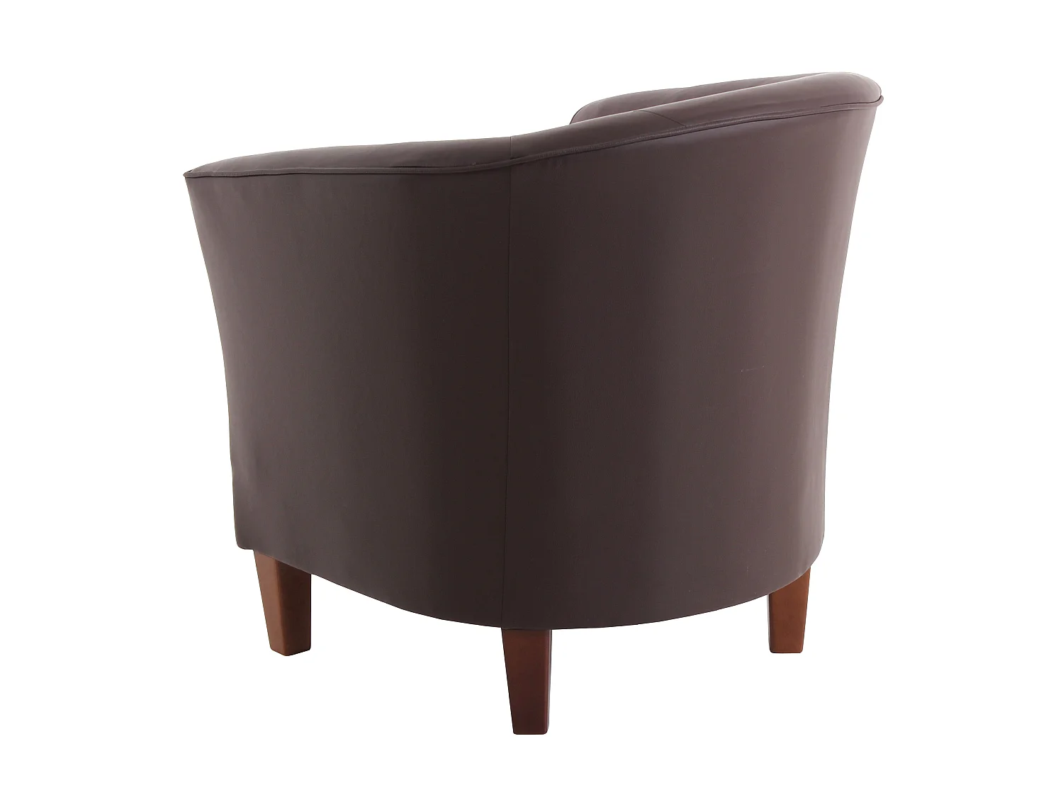 Sessel - pigmentiertes Nappaleder - braun - Livia