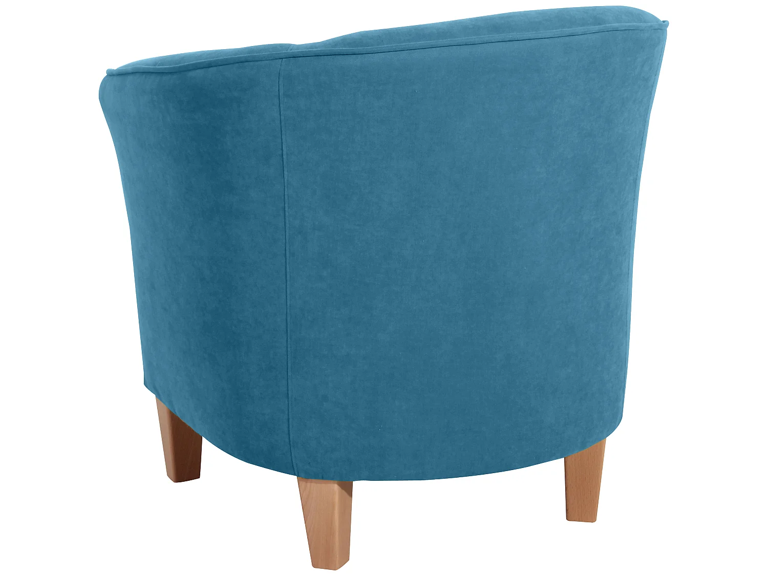 Sessel - Velourstoff - petrol - Livia