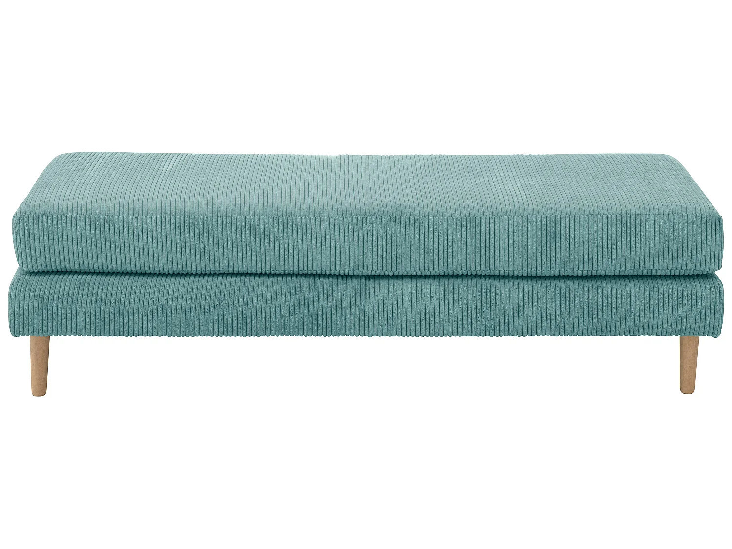 Hocker - Cordstoff - eisblau - Florian