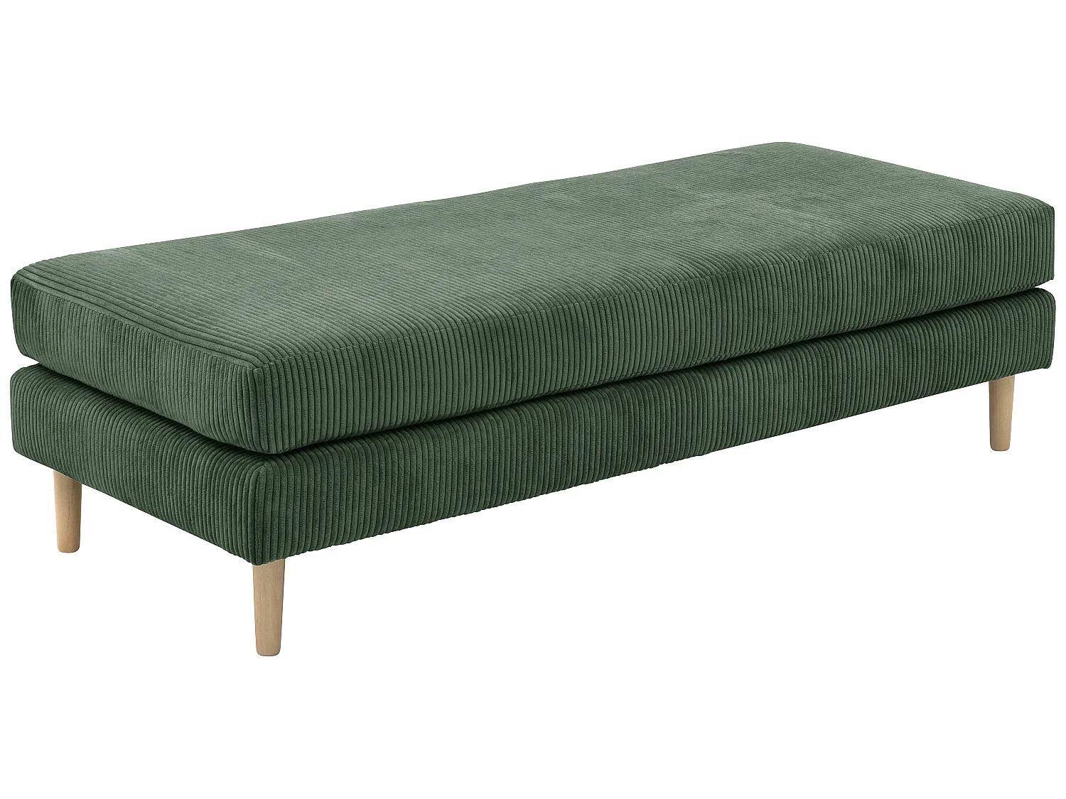 Hocker - Cordstoff - dunkelgrün - Florian