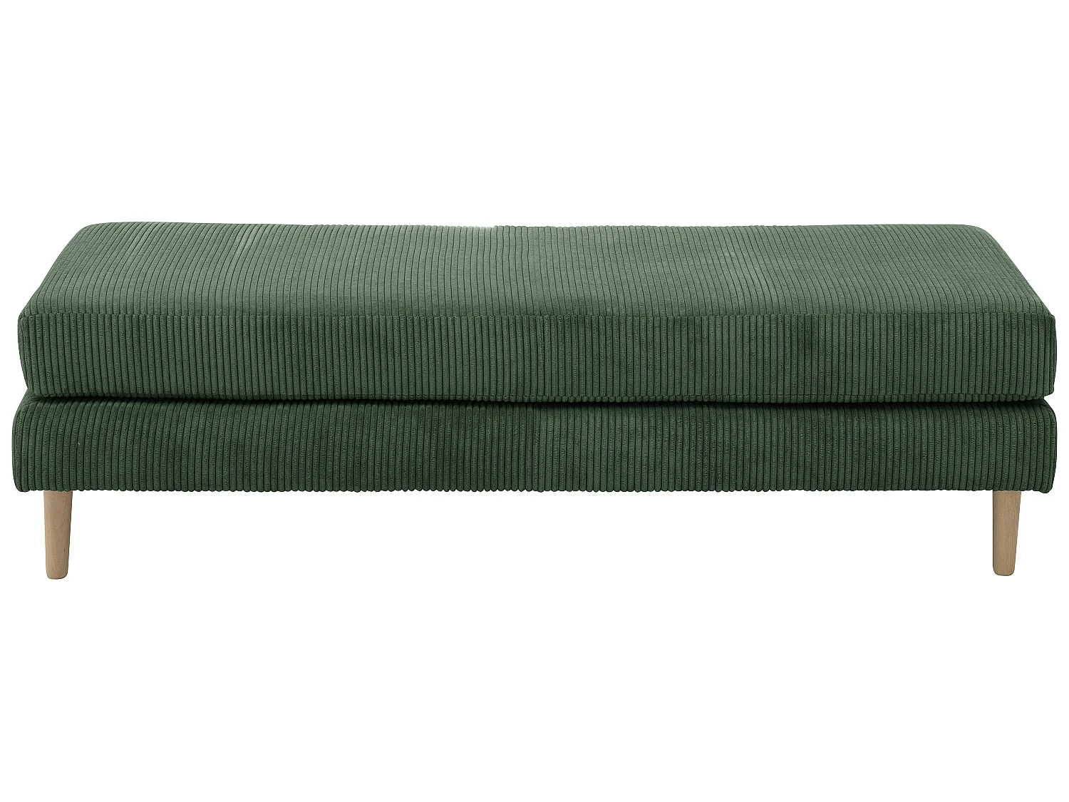 Hocker - Cordstoff - dunkelgrün - Florian