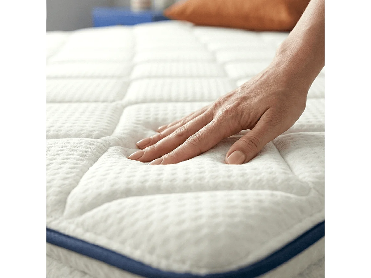 Matelas mousse 180x200 cm avec surmatelas intégré - 7 zones de confort - Confort Signature