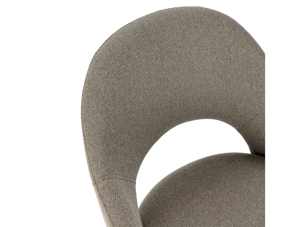 Table ronde crème + 4 chaises vertes design pieds métal vert - AXELLE