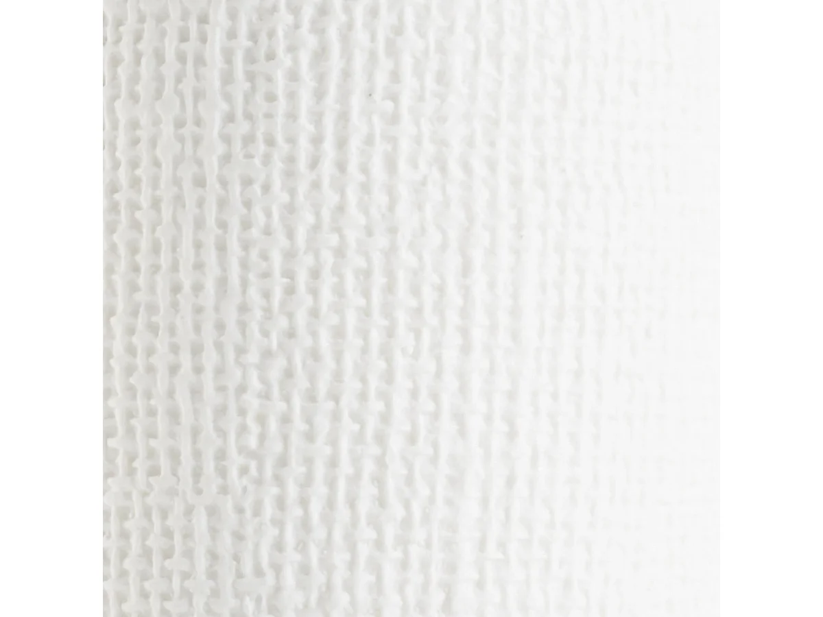 Brosse WC Effet Tissé "Spa" 36cm Blanc
