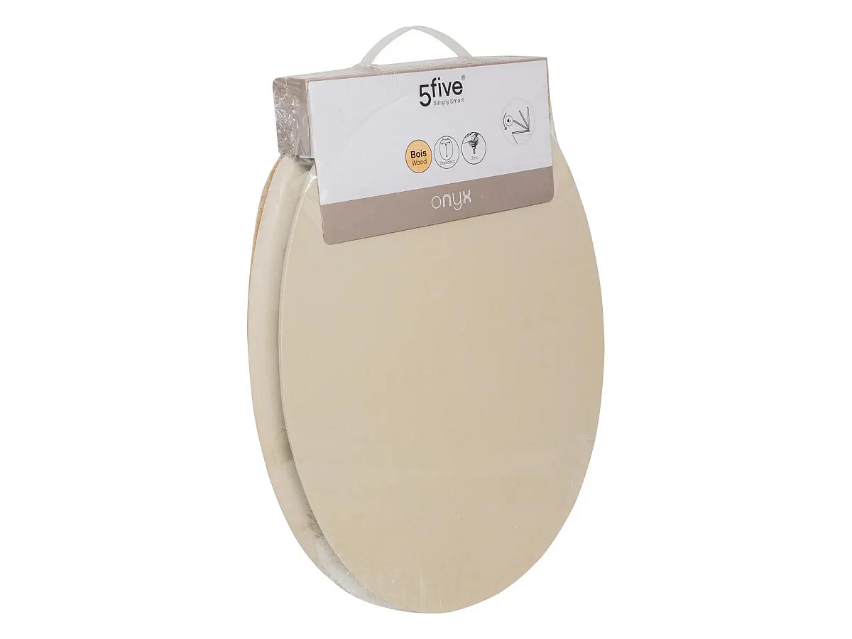 Abattant WC "Onyx" 49cm Beige Lin