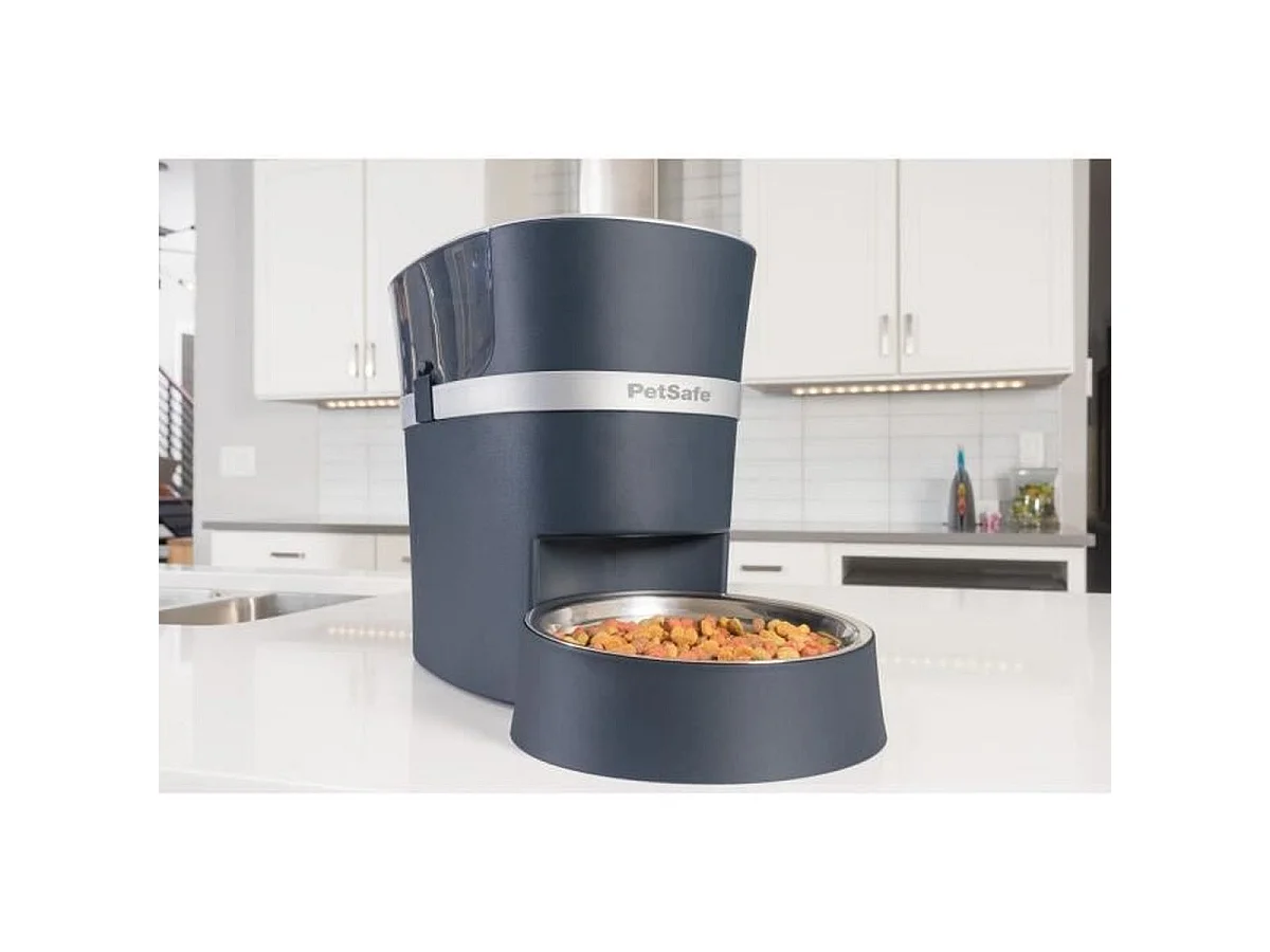 Distributeur automatique PetSafe Smart Feed Wi‑Fi pour croquettes, 12 repas, capacité 2,4 kg