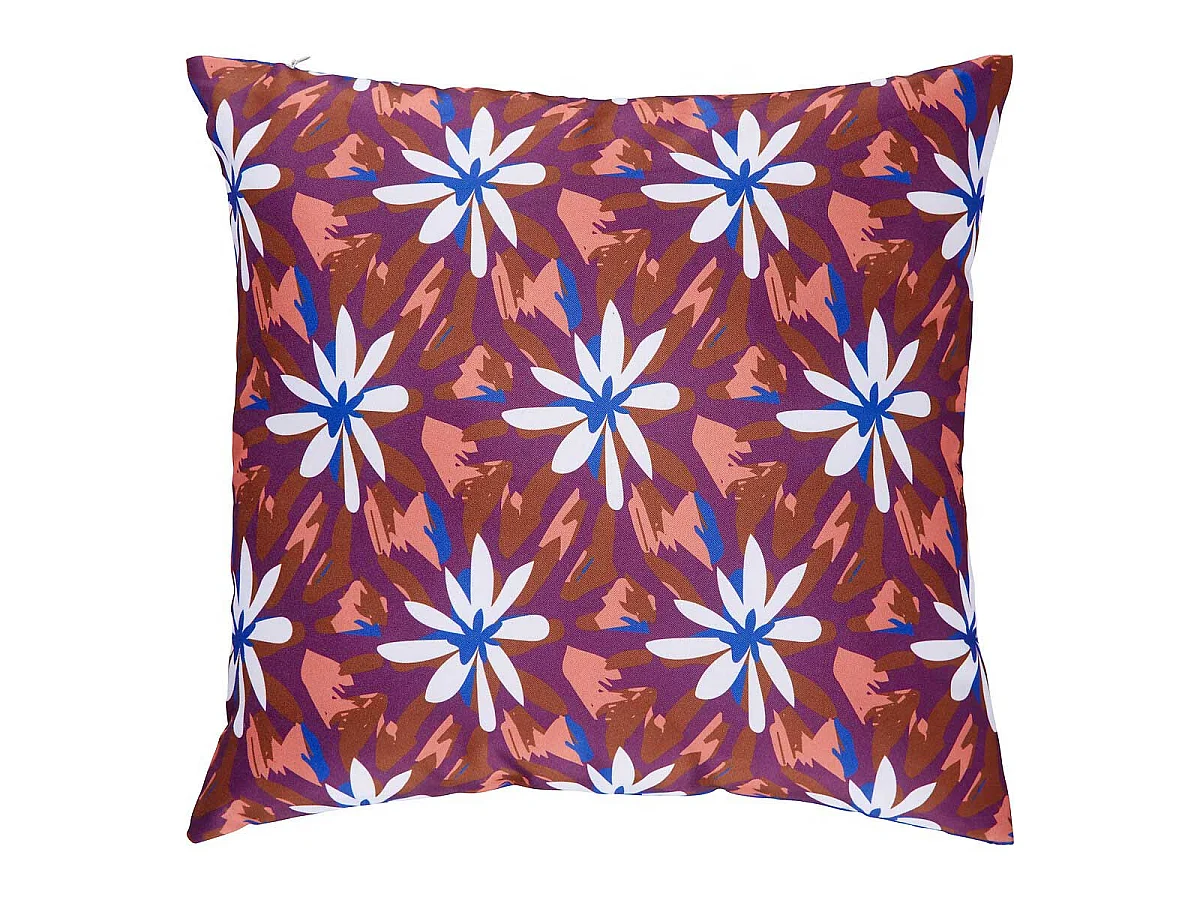 Housse de Coussin Extérieur "Lahna" 40x40cm Terracotta