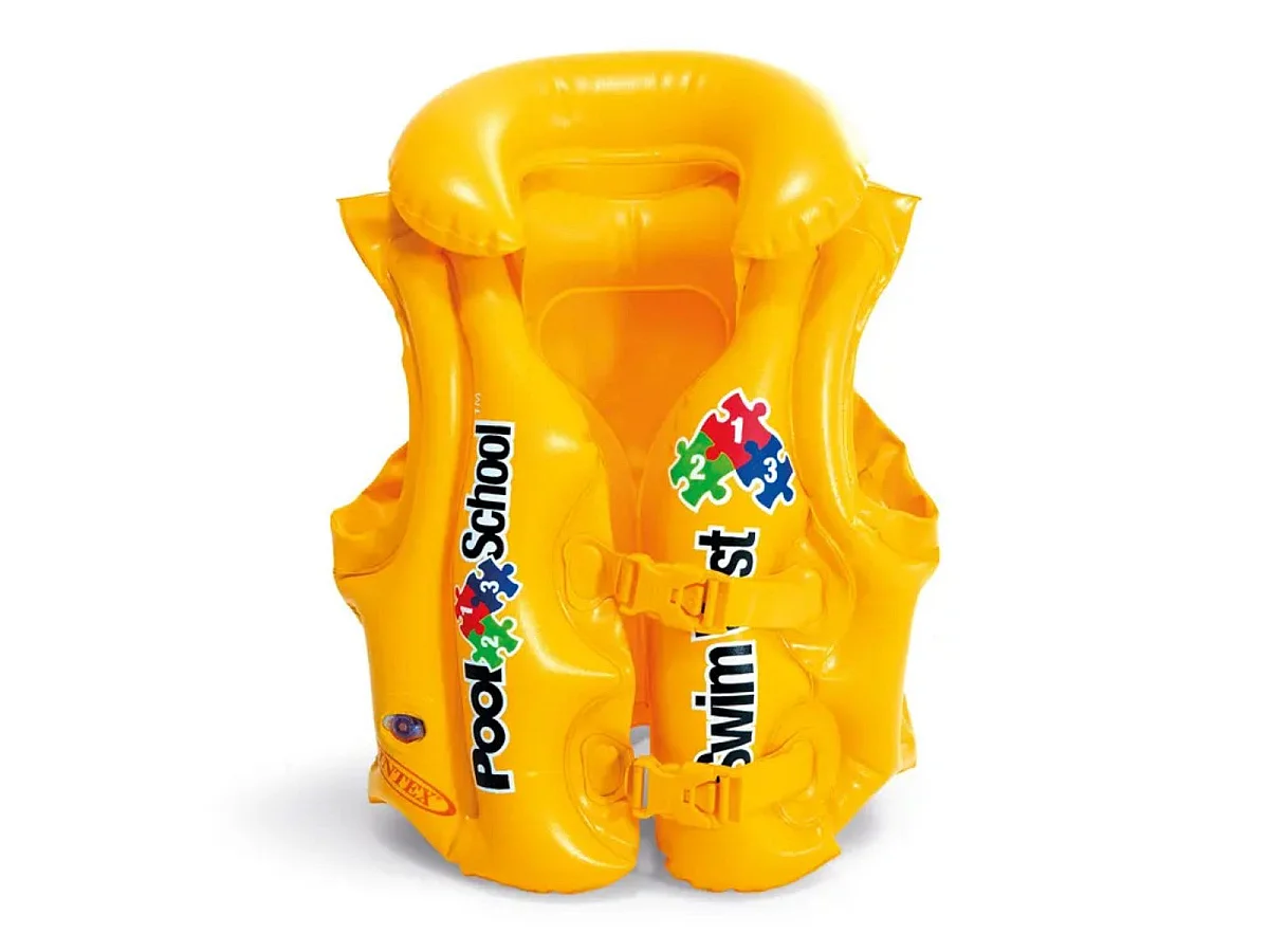 Gilet de Natation "Pool School" 50cm Jaune