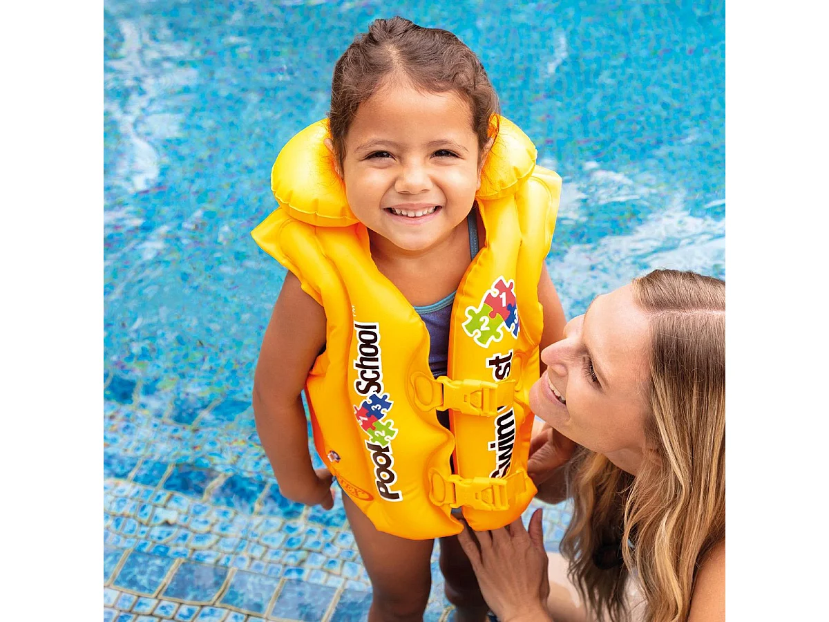 Gilet de Natation "Pool School" 50cm Jaune