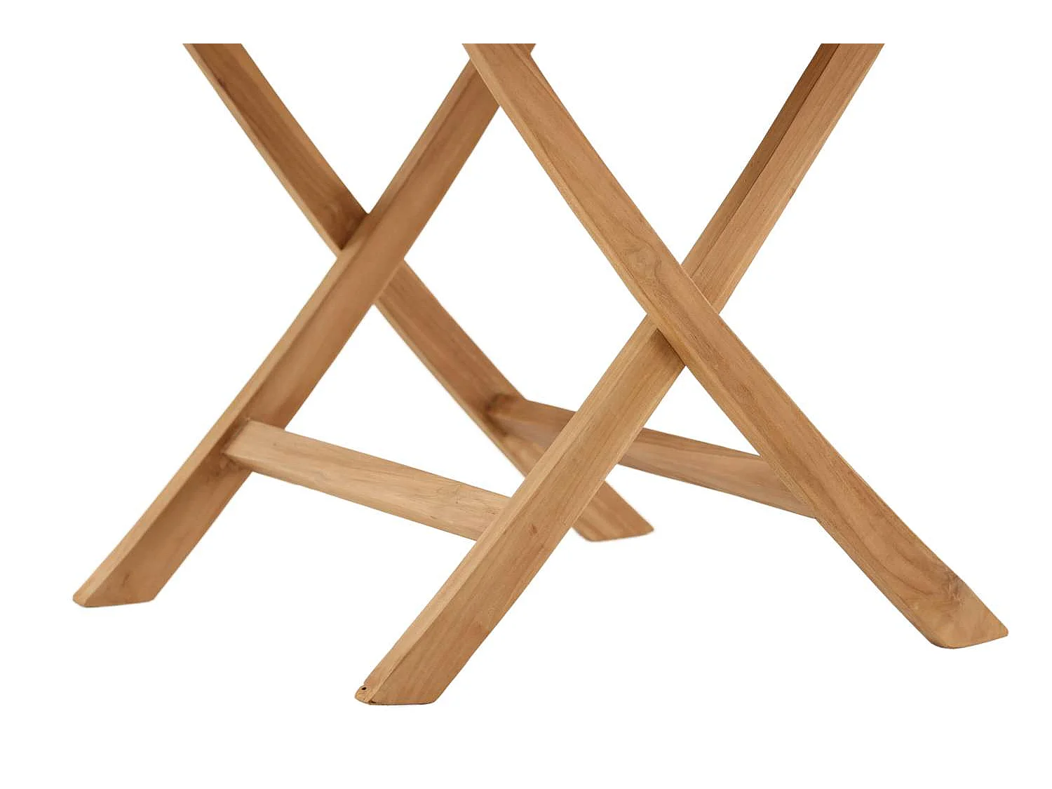 Table de Jardin Ronde "Kenya" 120cm Naturel