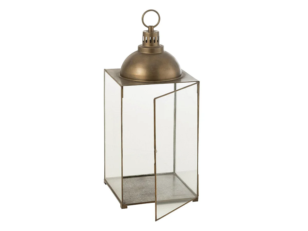 Lanterne Design en Verre "Hagrid" 85cm Bronze
