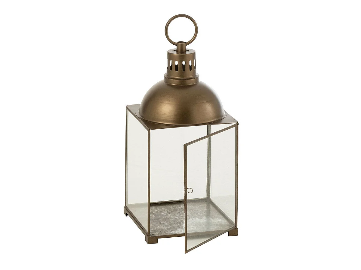Lanterne Design en Verre "Hagrid" 57cm Bronze