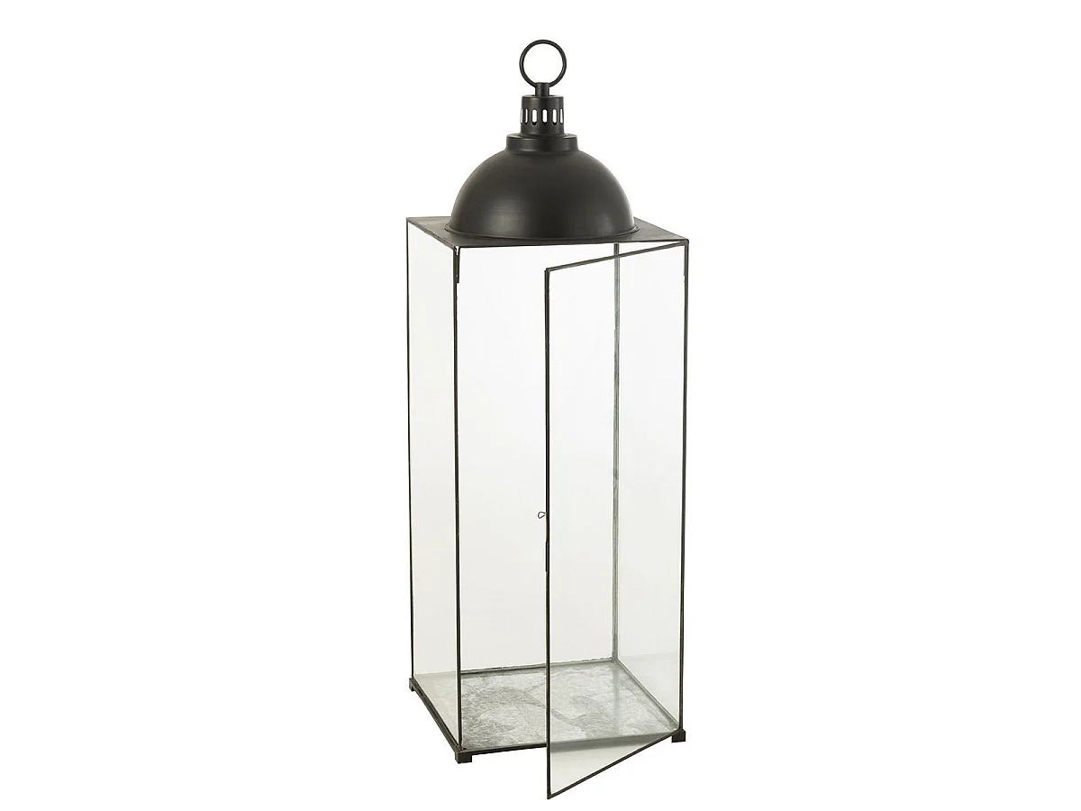 Lanterne Design en Verre "Hagrid" 121cm Noir