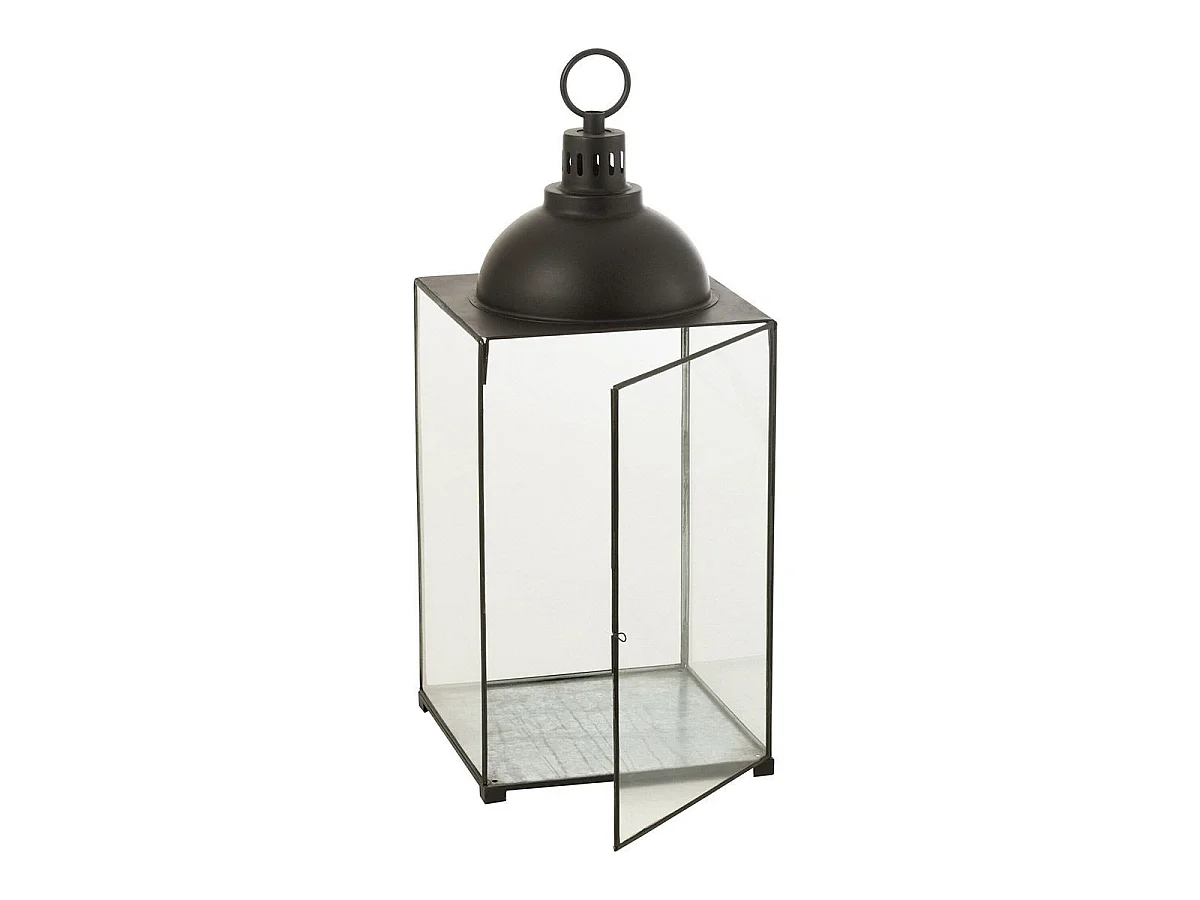 Lanterne Design en Verre "Hagrid" 85cm Noir