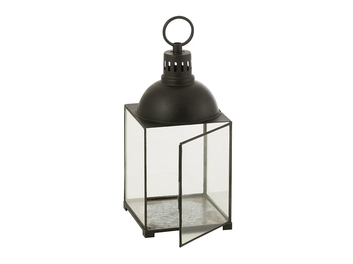 Lanterne Design en Verre "Hagrid" 57cm Noir