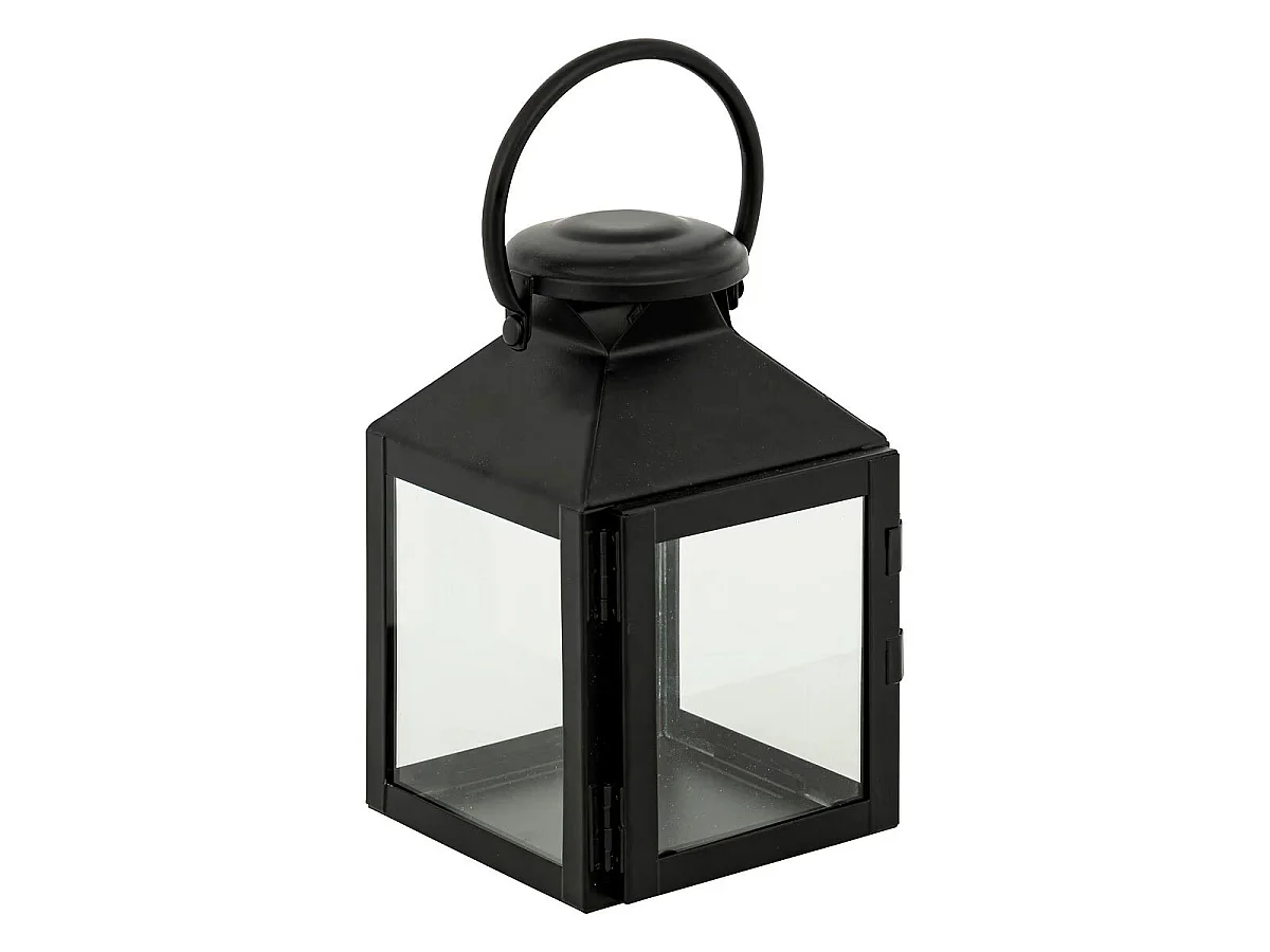 Lanterne en Métal "Winy" 17cm Noir
