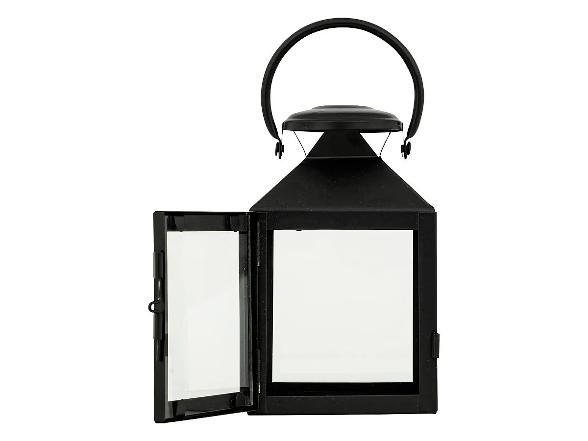 Lanterne en Métal "Winy" 17cm Noir