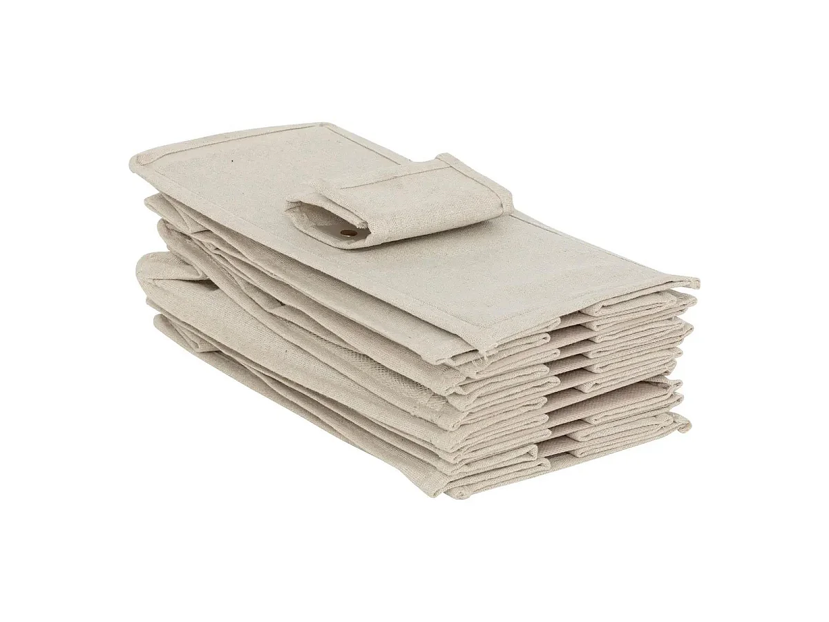 Range-Chaussures 10 Cases "Dressy" 128cm Beige