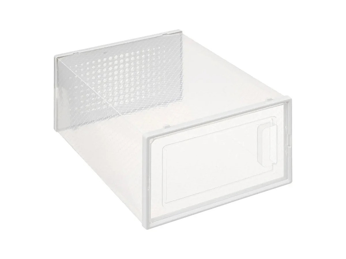 Boîte Range-Chaussures "Stak" 35cm Transparent
