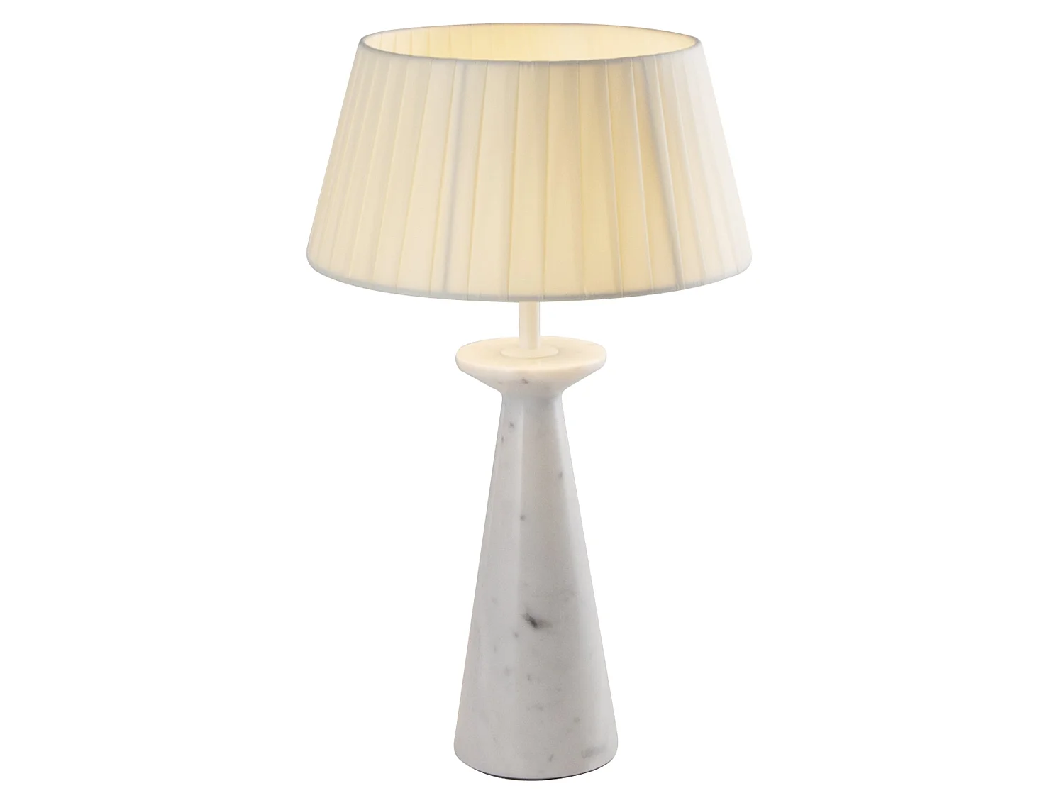 Lampe de table intérieur KONI WHITE MARBLE H35cm
