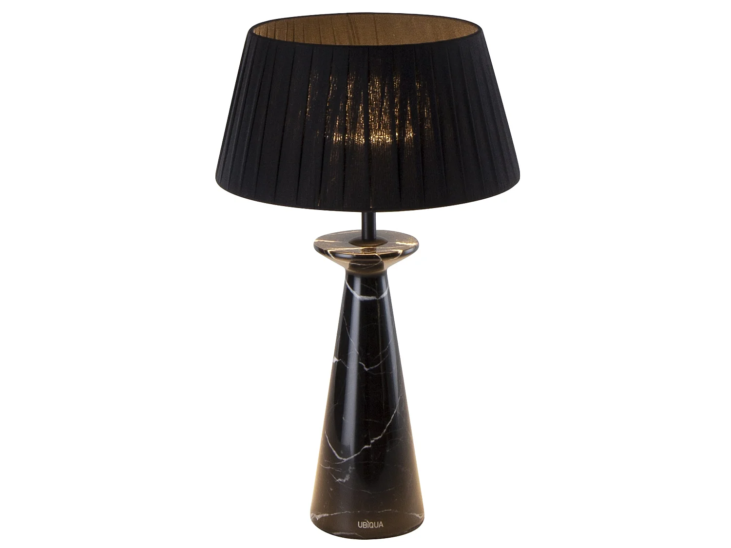 Lampe de table intérieur KONI BLACK MARBLE H35cm