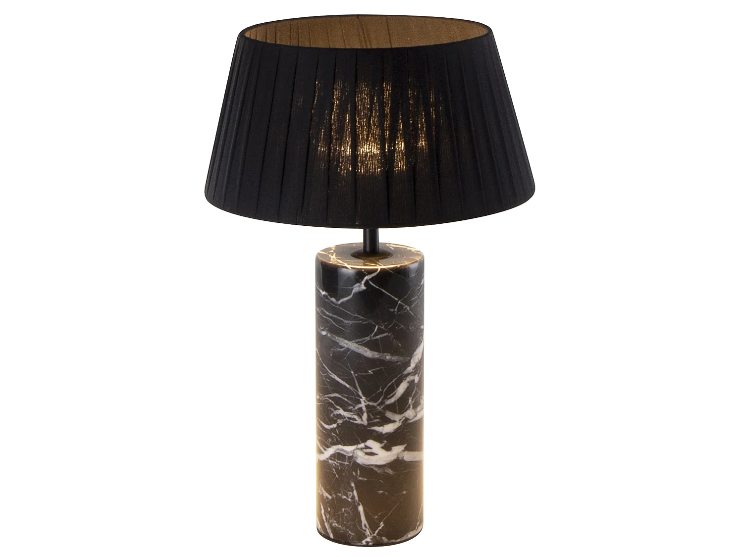 Lampe de table intérieur STILOS BLACK MARBLE H32,5cm