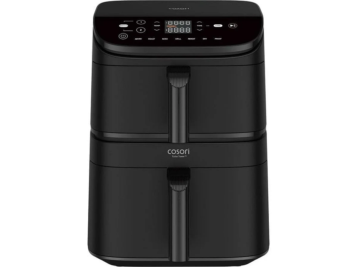 COSORI Turbo Tower Chef Edition Friteuse à air verticale 10,8 L - Noir
