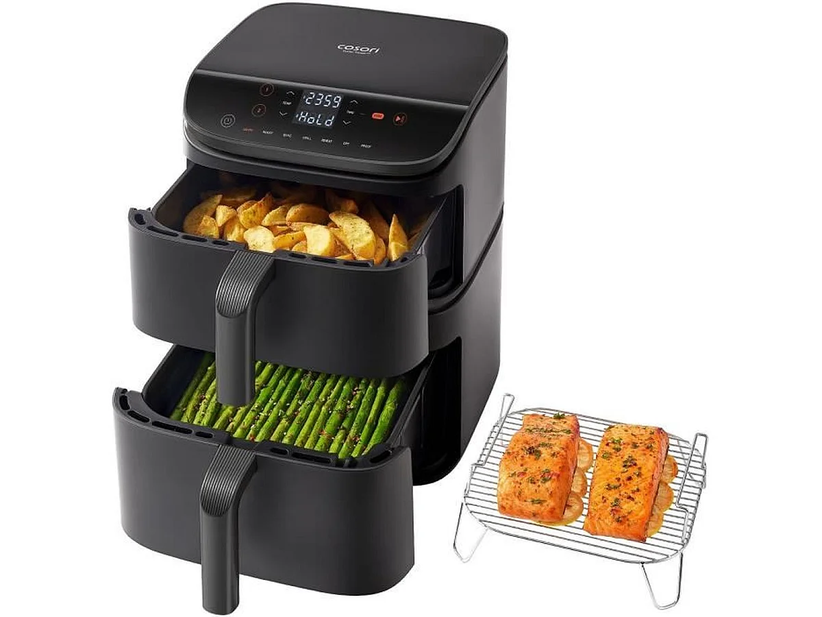 COSORI Turbo Tower Chef Edition Friteuse à air verticale 10,8 L - Noir