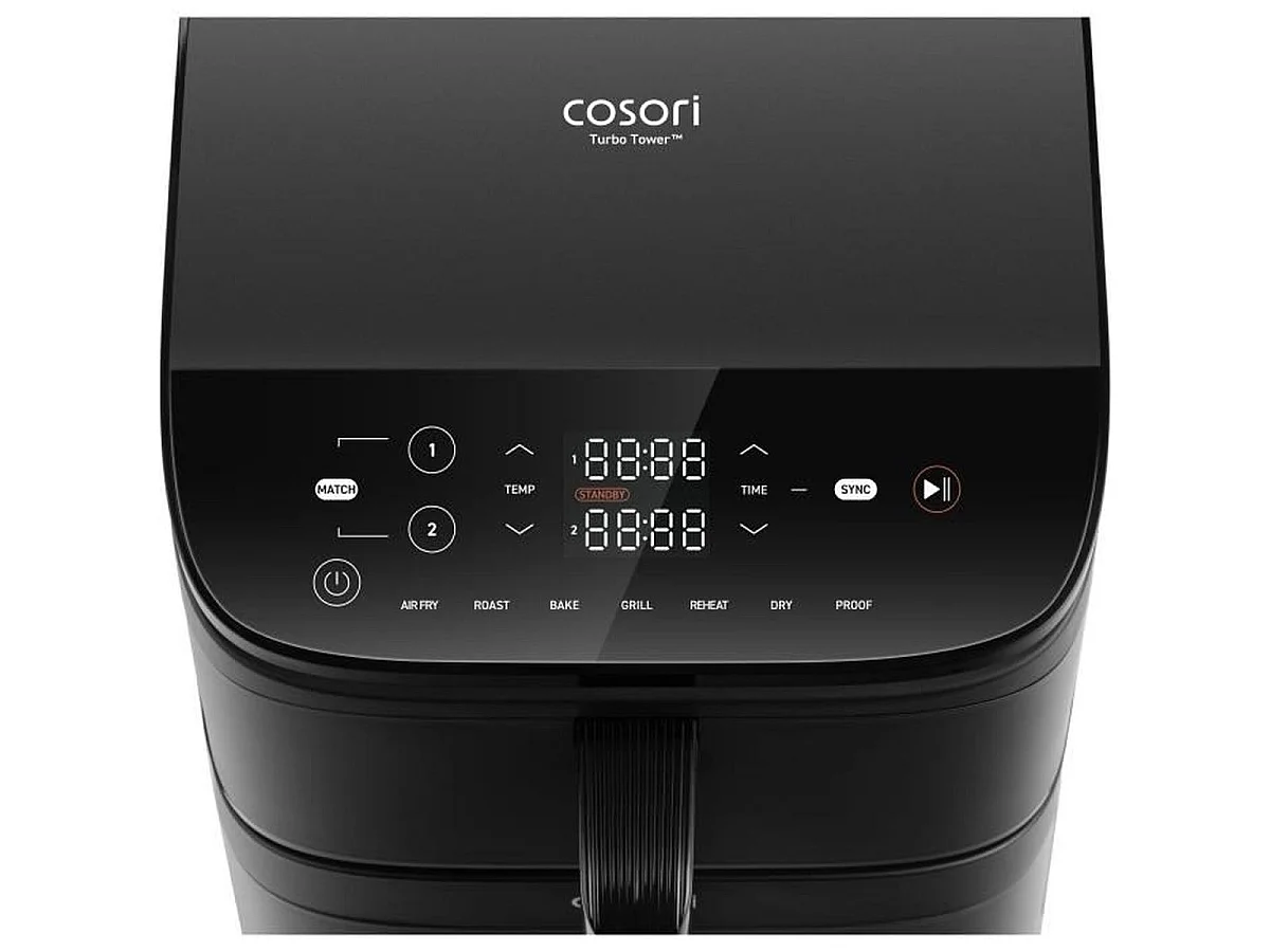 COSORI Turbo Tower Chef Edition Friteuse à air verticale 10,8 L - Noir
