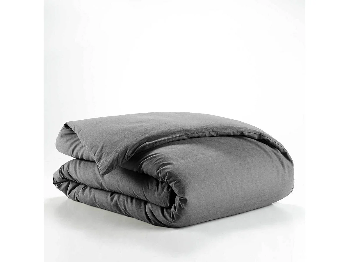 Housse de Couette "Lina" 140x200cm Anthracite