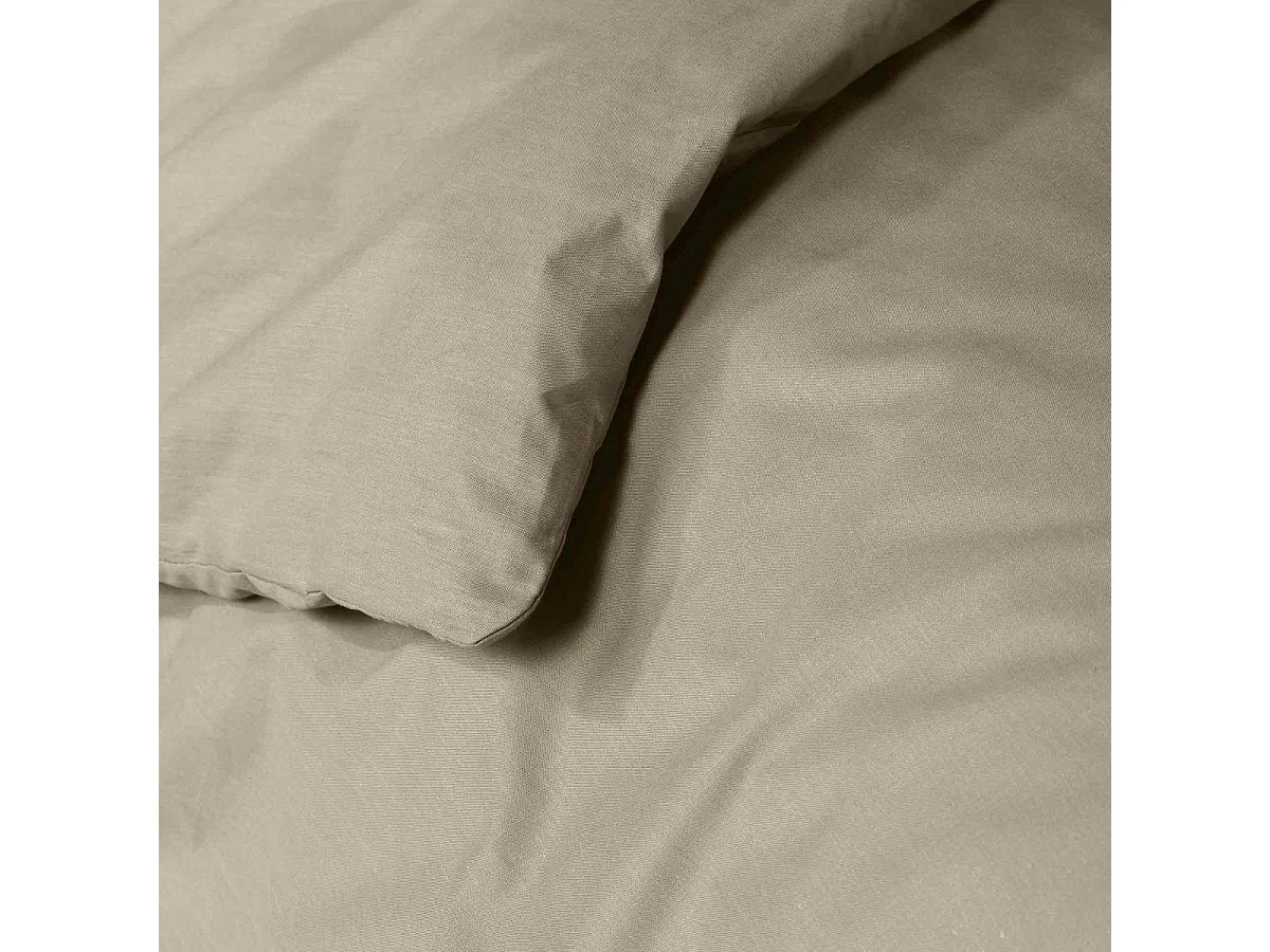 Housse de Couette "Lina" 140x200cm Sable