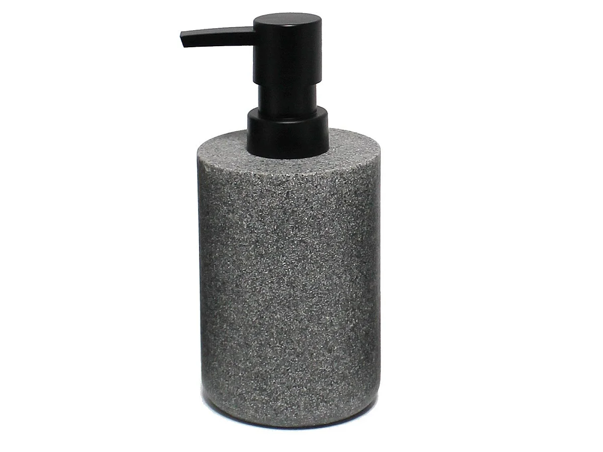 Distributeur de Savon "Granite" 16cm Gris