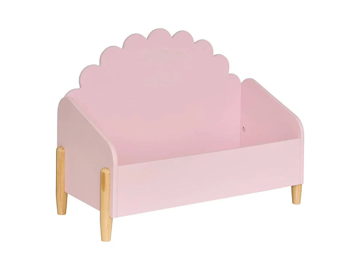 Coffre Enfant "Douceur" 61cm Rose