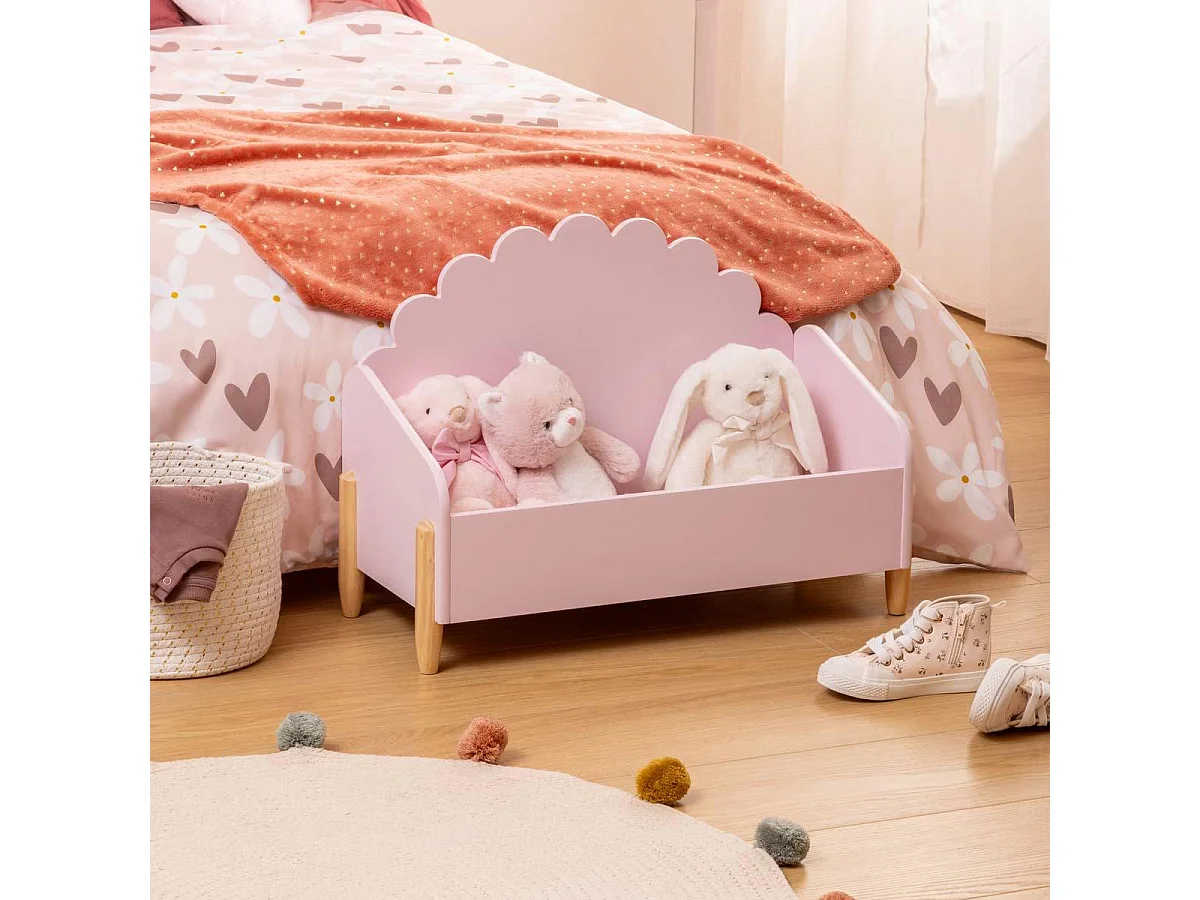 Coffre Enfant "Douceur" 61cm Rose