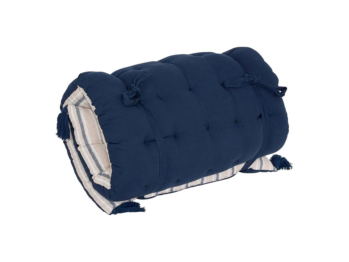 Matelas de Sol à Rayures "Groove" 60x120cm Bleu Marine