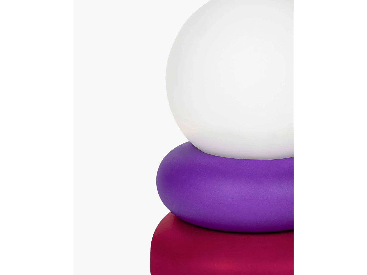 noo.ma Otem Tischlampe - stromlinienförmiges Design, warmes Licht, handlich