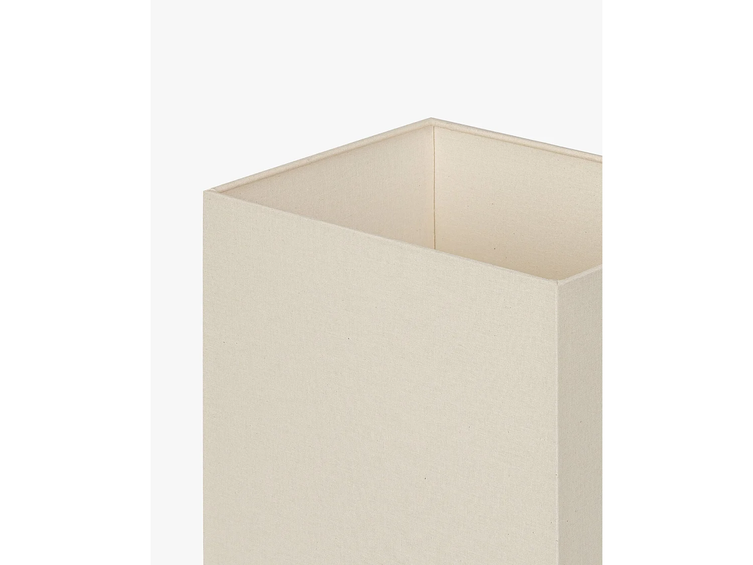 Zam tafellamp - moderne geometrische lamp met houten basis en stoffen kap