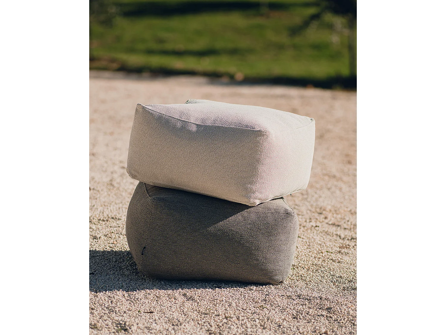 Pouf da esterno Keno - pouf moderno senza struttura, poliestere 100%