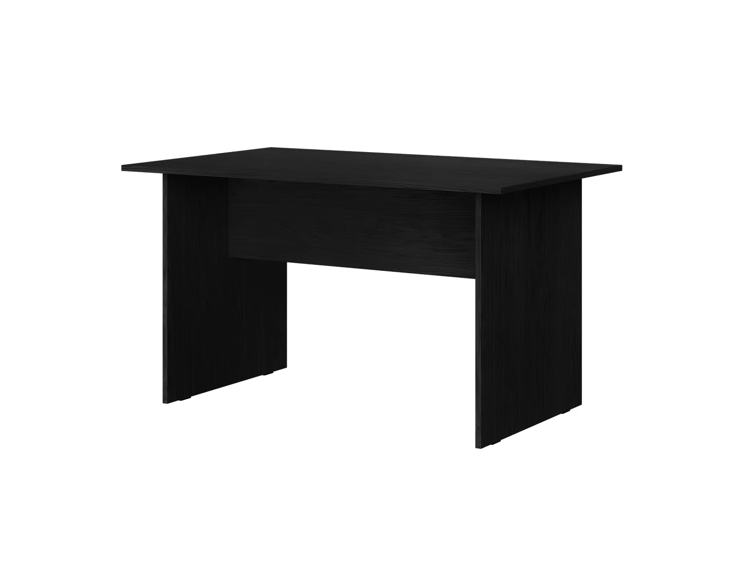 Hett Tafel 130 x 80 cm - Vulcano Black Oak, Melamine fineer