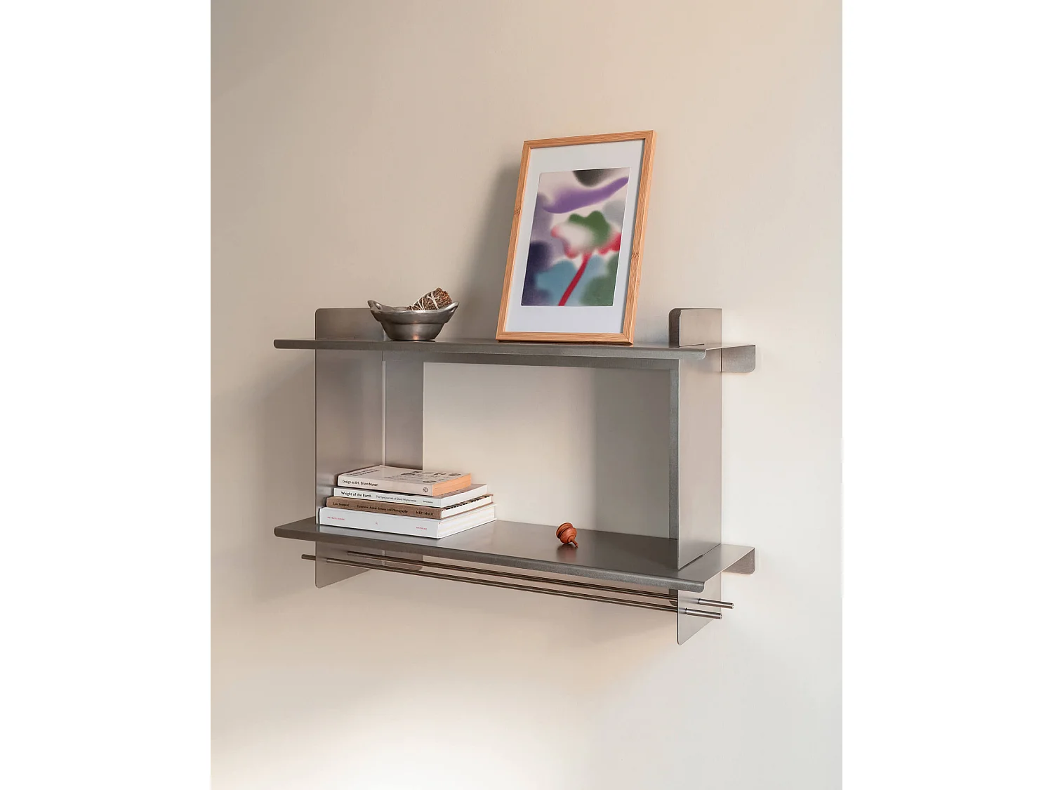 Tivo Regal 70 cm - Edelstahl Wandregal, minimalistisches Design